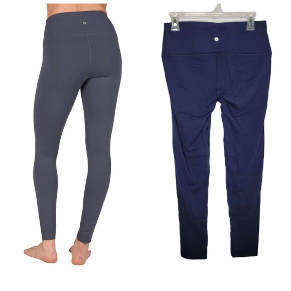 NWT 90 DEGREE blue high waist power flex yoga legging L - Picture 2 of 10